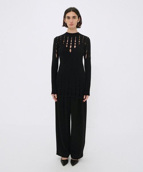 セール】HOLE DOT KNIT TOPS(ニット/セーター)|CLANE(クラネ)の セール】HOLE DOT KNIT TOPS(ニット/セーター)|CLANE(クラネ)の