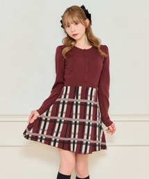 ドッキングフレアミニワンピース【ZOZOTOWN限定アイテム】