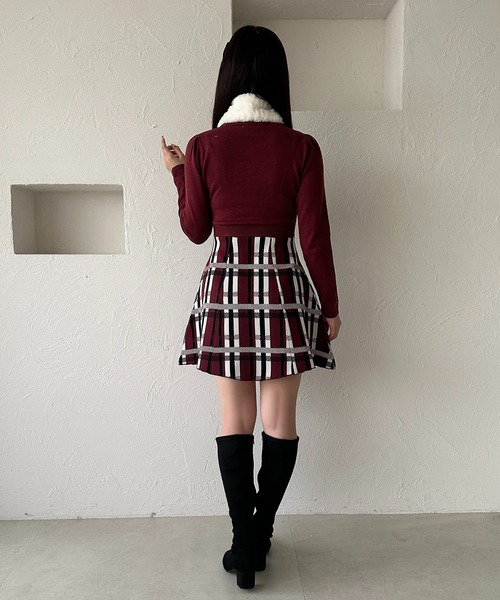 セール】ドッキングフレアミニワンピース【ZOZOTOWN限定アイテム