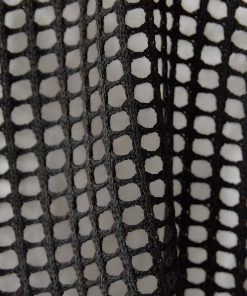 Chick(チック)の「Boatneck Openwork knitting Knit / ボートネック透かし編みニット 夏物 夏服(ニット/セーター・レディース・グレー/ブラック/ブラウン/ホワイト/ベージュ・FREE)」の19枚目の写真