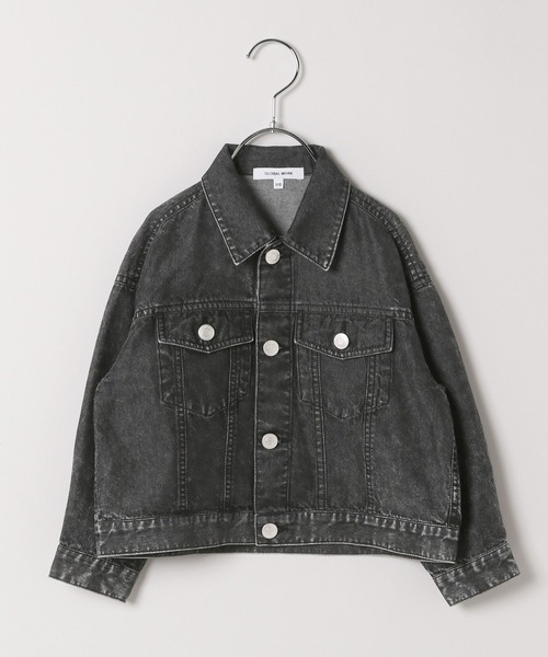 GLOBAL WORK（グローバルワーク）の「やわらかGジャン/T/283788（デニムジャケット・キッズ・ブルー/ブラック・120cm/110cm/100cm）」の11枚目の写真