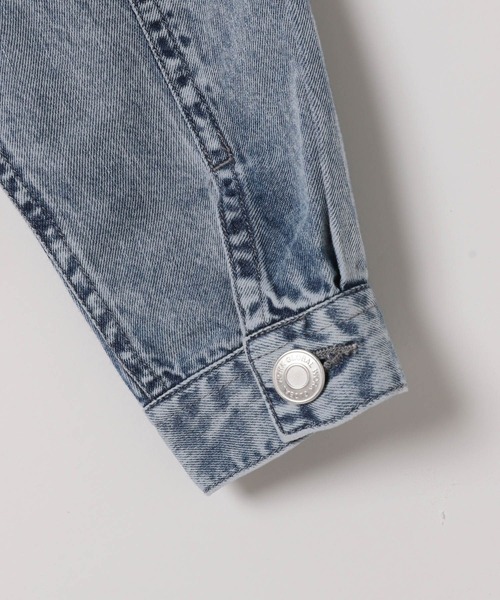 GLOBAL WORK（グローバルワーク）の「やわらかGジャン/T/283788（デニムジャケット・キッズ・ブルー/ブラック・120cm/110cm/100cm）」の8枚目の写真