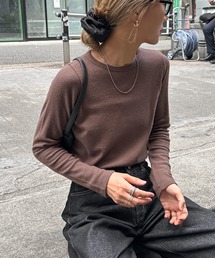 feepur by saya | デザインタグワッフルロンTee(Tシャツ/カットソー)