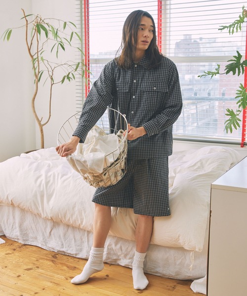 Unblend】セットアップ対応 / オーバーサイズ リラックス チェック