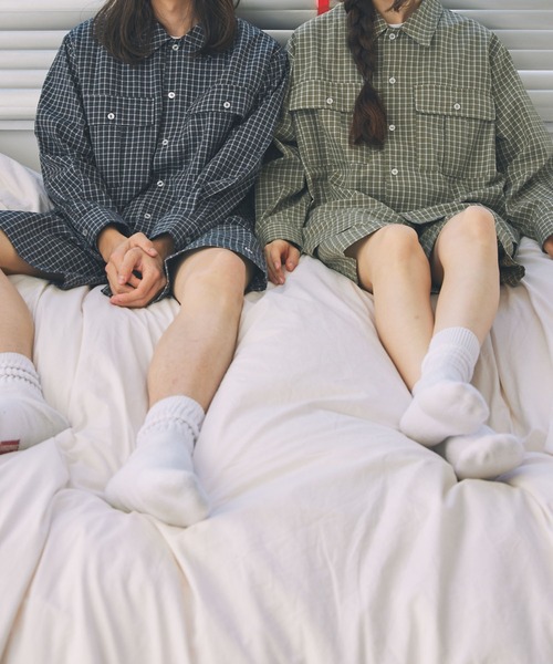 Unblend】セットアップ対応 / オーバーサイズ リラックス チェック