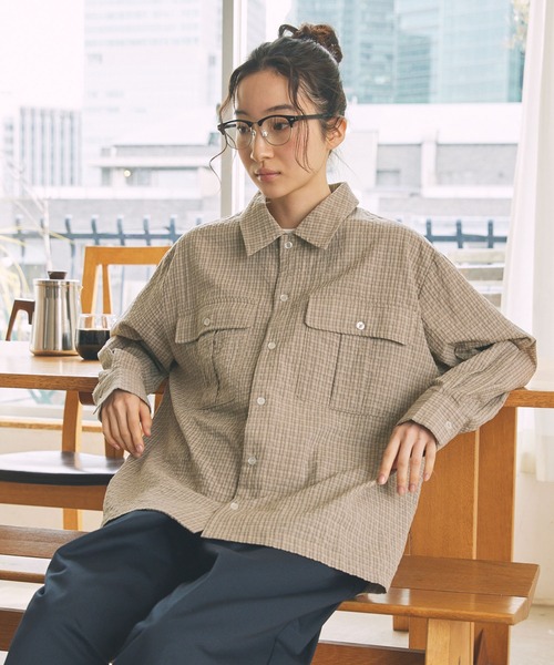 BOWTE/バウト　フレンチリネンチェックシャツ新品未使用 ベーセーストック B.C STOCK 《追加》フレンチリネンレギュラー