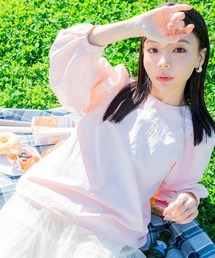 小さいサイズ　ボリュームスリーブブラウス　低身長さん・小柄女性