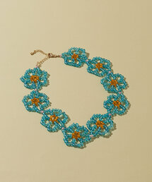 HELLO.SANFRANCISCO | 【HELLO.SANFRANCISCO/ハローサンフランシスコ】フラワーチョーカーネックレス(ネックレス)