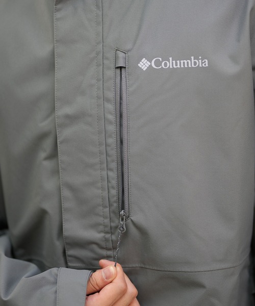 Columbia（コロンビア）の「columbia/コロンビア 2L防水ジャケット WE2619（その他アウター・メンズ・ダークグレー/ブラック・M/L/XL）」の8枚目の写真