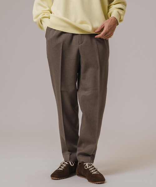 EDIFICE（エディフィス）の「ROUGH TWILL RT イージーパンツ（スラックス・メンズ・チャコールグレー/ブラック/ベージュ・LARGE/MEDIUM/SMALL）」の3枚目の写真