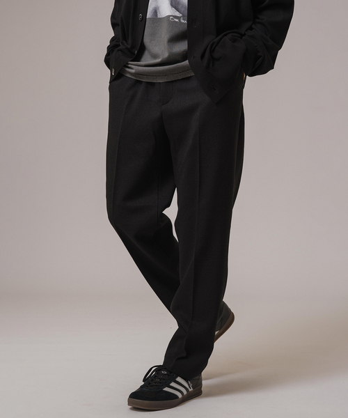 EDIFICE（エディフィス）の「ROUGH TWILL RT イージーパンツ（スラックス・メンズ・チャコールグレー/ブラック/ベージュ・LARGE/MEDIUM/SMALL）」の7枚目の写真