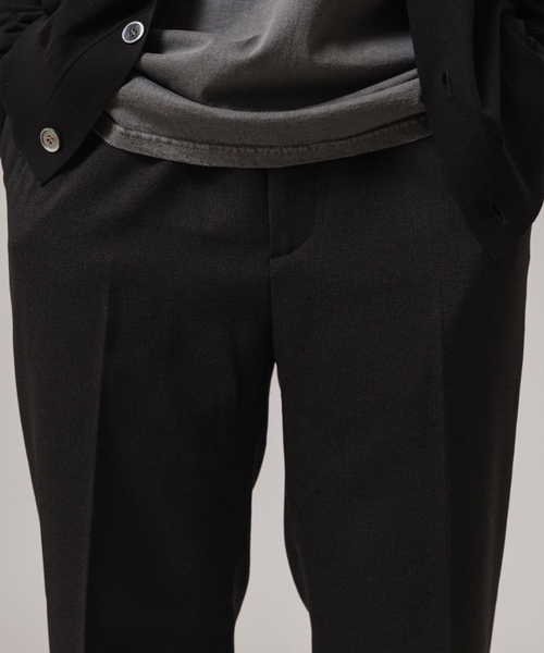 EDIFICE（エディフィス）の「ROUGH TWILL RT イージーパンツ（スラックス・メンズ・チャコールグレー/ブラック/ベージュ・LARGE/MEDIUM/SMALL）」の9枚目の写真