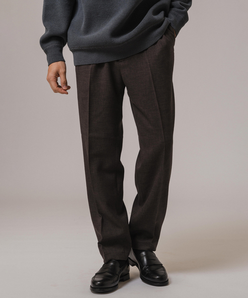 EDIFICE（エディフィス）の「ROUGH TWILL RT イージーパンツ（スラックス・メンズ・チャコールグレー/ブラック/ベージュ・LARGE/MEDIUM/SMALL）」の14枚目の写真