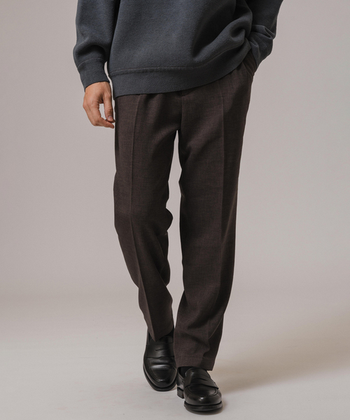 EDIFICE（エディフィス）の「ROUGH TWILL RT イージーパンツ（スラックス・メンズ・チャコールグレー/ブラック/ベージュ・LARGE/MEDIUM/SMALL）」の15枚目の写真