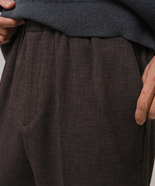 EDIFICE（エディフィス）の「ROUGH TWILL RT イージーパンツ（スラックス・メンズ・チャコールグレー/ブラック/ベージュ・LARGE/MEDIUM/SMALL）」の17枚目の写真