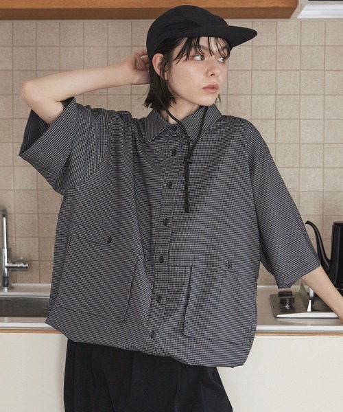 【HUECLOSET】 ★新商品★ フレンド チェック フード シャツ フードシャツ(M イエロー): トップス｜Right-on公式オンライン