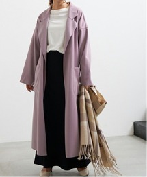 No one knows（ノーワンノーズ）の「ベルト付きテーラード コート（その他アウター）」