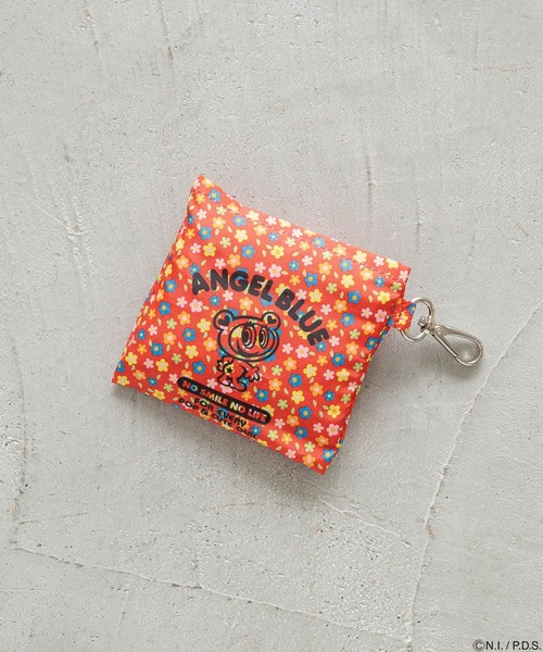 Me%（ミィパーセント）の「【ANGEL BLUE】エコバッグ　234553（エコバッグ/サブバッグ・レディース・アイボリー/ライトブルー/ホワイト/レッド/ピンク・FREE）」の5枚目の写真