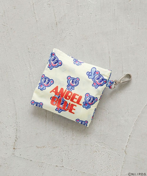 Me%（ミィパーセント）の「【ANGEL BLUE】エコバッグ　234553（エコバッグ/サブバッグ・レディース・アイボリー/ライトブルー/ホワイト/レッド/ピンク・FREE）」の9枚目の写真
