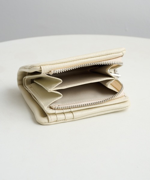 セール】【SETUP7】タッセル付きレザー二つ折り財布 ウォレット WTK