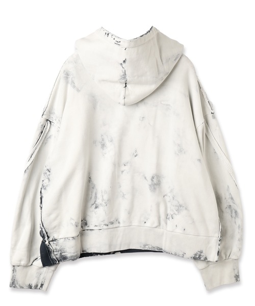 DISCOVERED（ディスカバード）の「BLEACH PULL HOODIE（パーカー・メンズ・ブラック・3）」の2枚目の写真