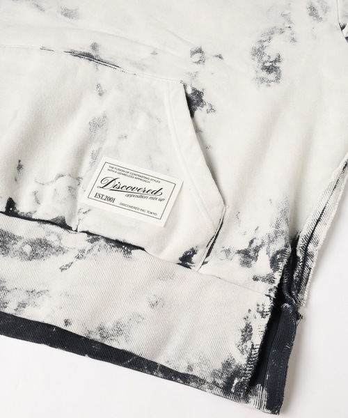 DISCOVERED（ディスカバード）の「BLEACH PULL HOODIE（パーカー・メンズ・ブラック・3）」の4枚目の写真