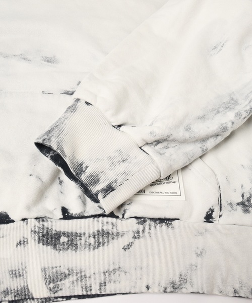 DISCOVERED（ディスカバード）の「BLEACH PULL HOODIE（パーカー・メンズ・ブラック・3）」の6枚目の写真