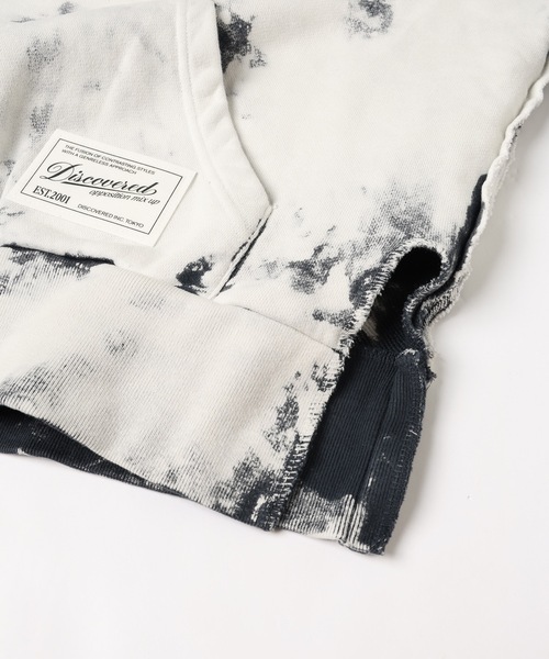 DISCOVERED（ディスカバード）の「BLEACH PULL HOODIE（パーカー・メンズ・ブラック・3）」の7枚目の写真