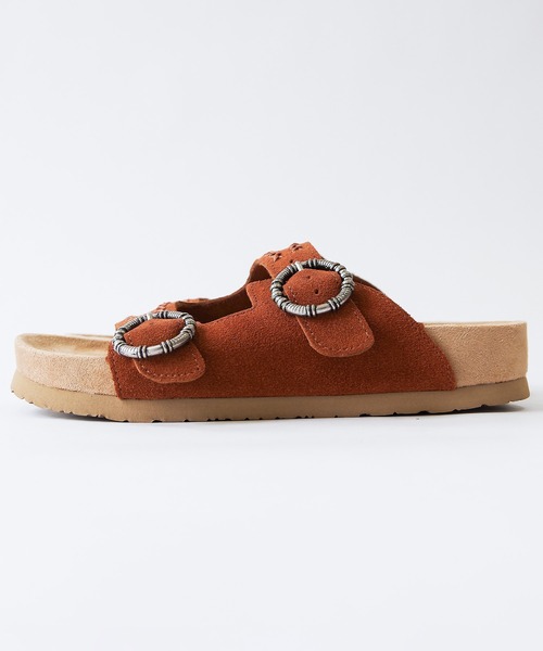 Minnetonka（ミネトンカ）の「MINNETONKA ミネトンカ / スエードベルトサンダル GEORGINE CLASSIC（サンダル・レディース・ブラウン/ベージュ/ブラック・7/8/9/6/5）」の13枚目の写真