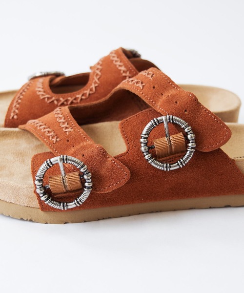 Minnetonka（ミネトンカ）の「MINNETONKA ミネトンカ / スエードベルトサンダル GEORGINE CLASSIC（サンダル・レディース・ブラウン/ベージュ/ブラック・7/8/9/6/5）」の17枚目の写真