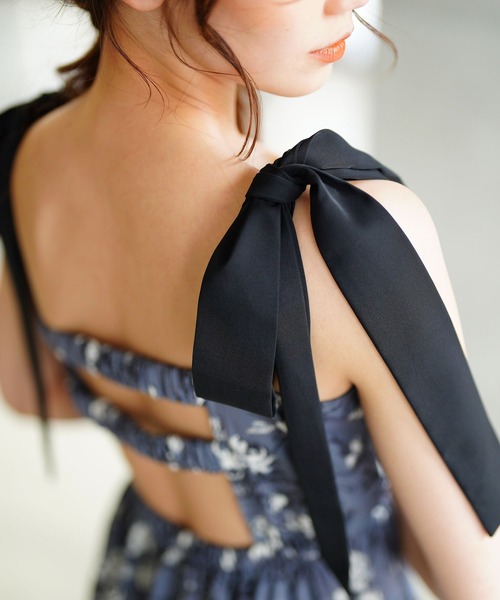 Ruwan yu（ルワンユー）の「フラワーガーリーワンピース【大きいサイズ対応】（ワンピース・レディース・ベージュ/グレー・4L/3L/LL/L）」の17枚目の写真
