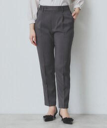 index | 《通勤・セレモニー/セットアップ対応》ドライタッチストレッチテーパードパンツ【洗濯機洗い可/イージーアイロン】(その他パンツ)