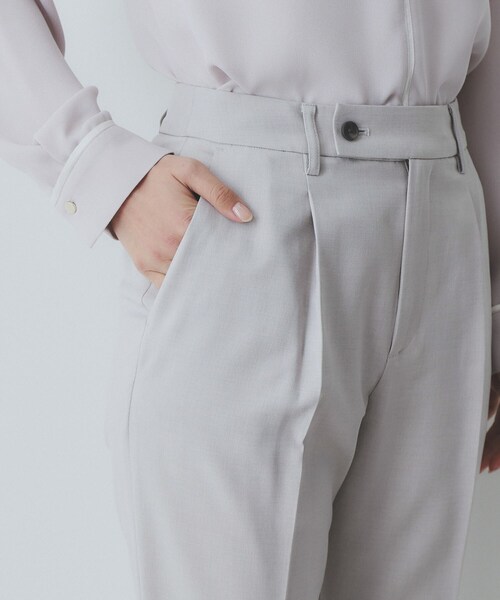 index(インデックス)の「ドライタッチストレッチテーパードパンツ/セットアップ対応【洗濯機洗い可/イージーアイロン】(その他パンツ・レディース・グレー/チャコールグレー/ベージュ・36/38/40/42)」の20枚目の写真