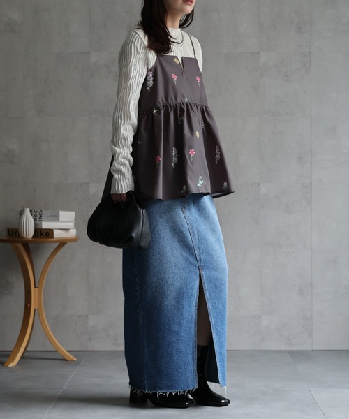 セール】【セットアップ対応】フラワープリントキャミソール