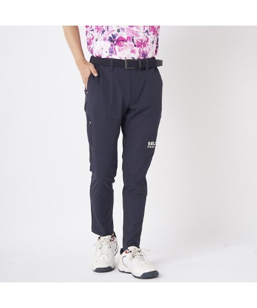 FILA GOLF(フィラゴルフ )の「FILA GOLF/フィラ ゴルフ ゴルフウェア 8WAY ストレッチ 軽量 撥水 9分丈 テーパードパンツ ロングパンツ(その他パンツ・メンズ・ホワイト/ネイビー/ブラック・LL/L/M)」の3枚目の写真