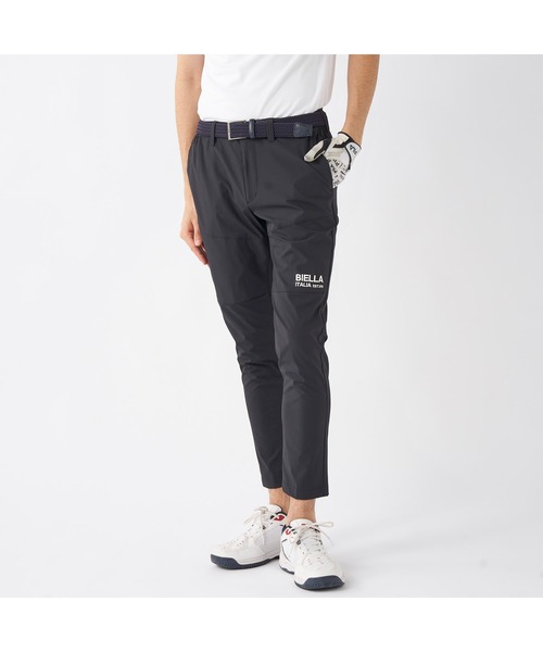 FILA GOLF(フィラゴルフ )の「FILA GOLF/フィラ ゴルフ ゴルフウェア 8WAY ストレッチ 軽量 撥水 9分丈 テーパードパンツ ロングパンツ(その他パンツ・メンズ・ホワイト/ネイビー/ブラック・LL/L/M)」の2枚目の写真