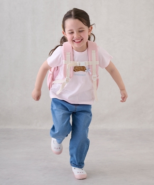 petit main(プティマイン)の「ワンポイント刺しゅうメッシュ上履き(その他シューズ・キッズ・オフホワイト/ネイビー/ライトピンク・17cm/18cm/15cm/16cm)」の15枚目の写真