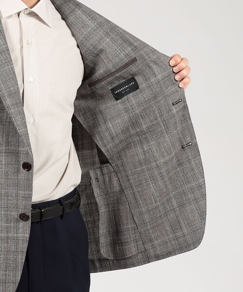TOMORROWLAND (トゥモローランド)の「SUMMER TIME ウールシルクリネン シングルブレステッド 2Bジャケット LORO PIANA(テーラードジャケット・メンズ・グレー系その他/ネイビー・50/52/54/48/46/44/42)」の7枚目の写真