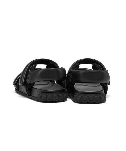 ASH（アッシュ）の「ASH/アッシュ【TABOO】プランプベルトサンダル フラット スポサン 2.5cmヒール（サンダル・レディース・ブラック/シルバー・35/36/37/38/39/40）」の6枚目の写真