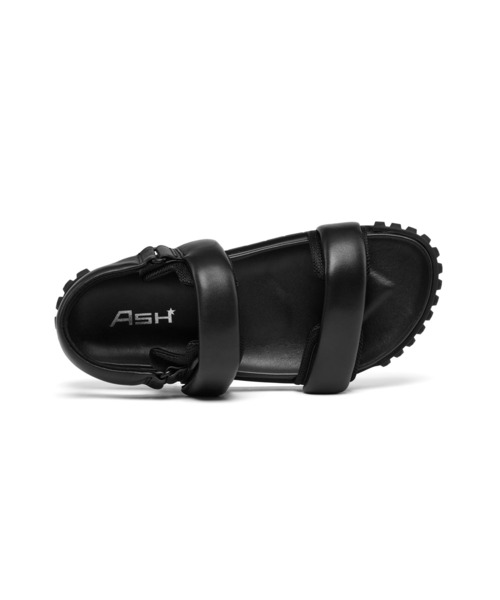 ASH（アッシュ）の「ASH/アッシュ【TABOO】プランプベルトサンダル フラット スポサン 2.5cmヒール（サンダル・レディース・ブラック/シルバー・35/36/37/38/39/40）」の8枚目の写真