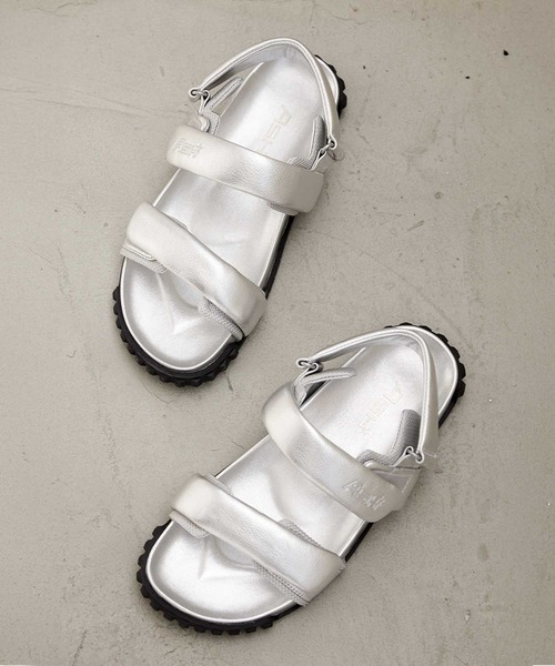 ASH（アッシュ）の「ASH/アッシュ【TABOO】プランプベルトサンダル フラット スポサン 2.5cmヒール（サンダル・レディース・ブラック/シルバー・35/36/37/38/39/40）」の22枚目の写真