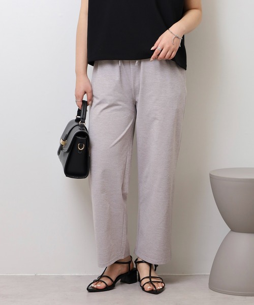 atONE(アットワン)の「ドライタッチストレートロングパンツ(その他パンツ・レディース・ネイビー/オリーブ/ブラック/ライトグレー・L/M)」の9枚目の写真