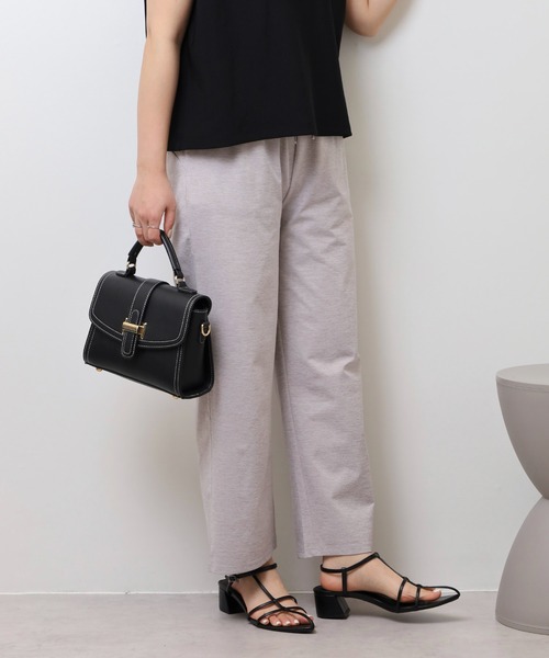 atONE(アットワン)の「ドライタッチストレートロングパンツ(その他パンツ・レディース・ネイビー/オリーブ/ブラック/ライトグレー・L/M)」の11枚目の写真