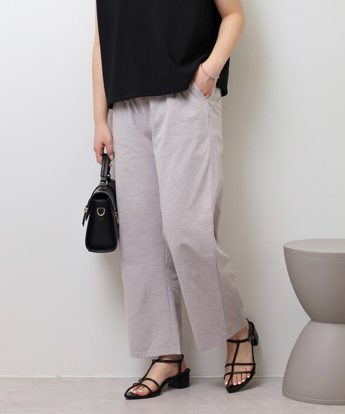 atONE(アットワン)の「ドライタッチストレートロングパンツ(その他パンツ・レディース・ネイビー/オリーブ/ブラック/ライトグレー・L/M)」の10枚目の写真