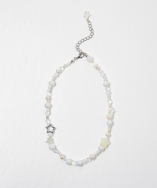 FEKETE（フェケテ）の「star pearl necklace / スタービーズネックレス（ネックレス・レディース・シルバー・FREE）」の8枚目の写真