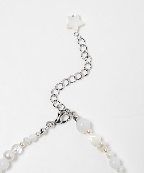 FEKETE（フェケテ）の「star pearl necklace / スタービーズネックレス（ネックレス・レディース・シルバー・FREE）」の9枚目の写真