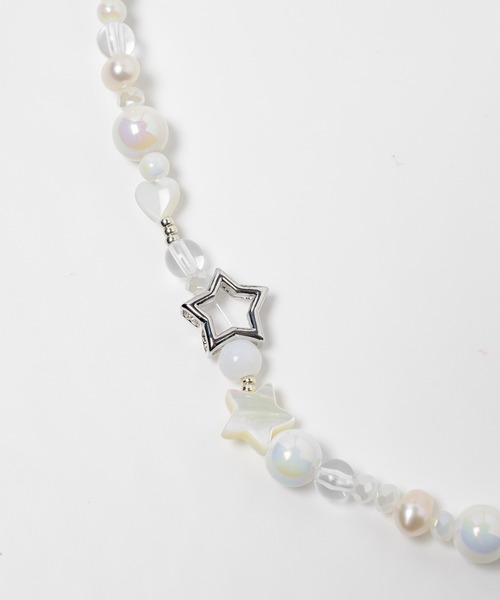 FEKETE（フェケテ）の「star pearl necklace / スタービーズネックレス（ネックレス・レディース・シルバー・FREE）」の10枚目の写真