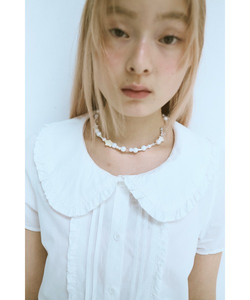 FEKETE（フェケテ）の「star pearl necklace / スタービーズネックレス（ネックレス・レディース・シルバー・FREE）」の2枚目の写真