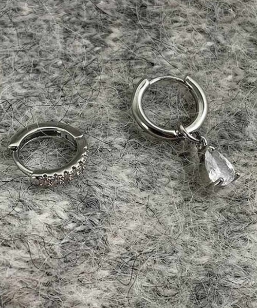 Forcement(フォースメント)の「3点セット上品フープピアスセット(ピアス(両耳用)・レディース・シルバー/ゴールド・ONESIZE)」の12枚目の写真