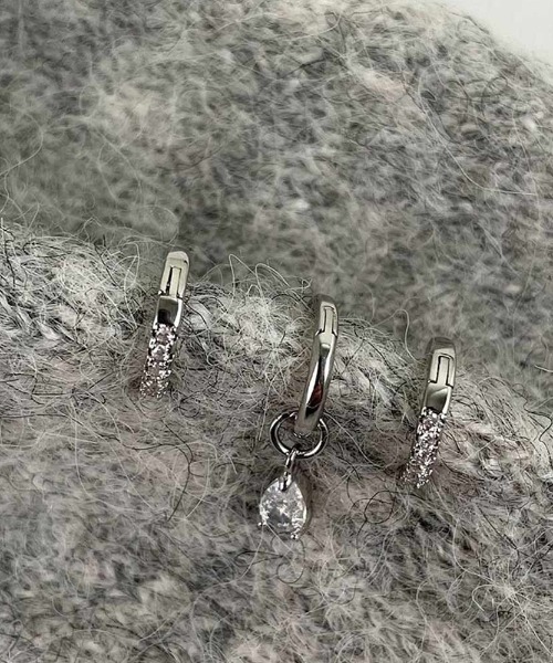 Forcement(フォースメント)の「3点セット上品フープピアスセット(ピアス(両耳用)・レディース・シルバー/ゴールド・ONESIZE)」の13枚目の写真
